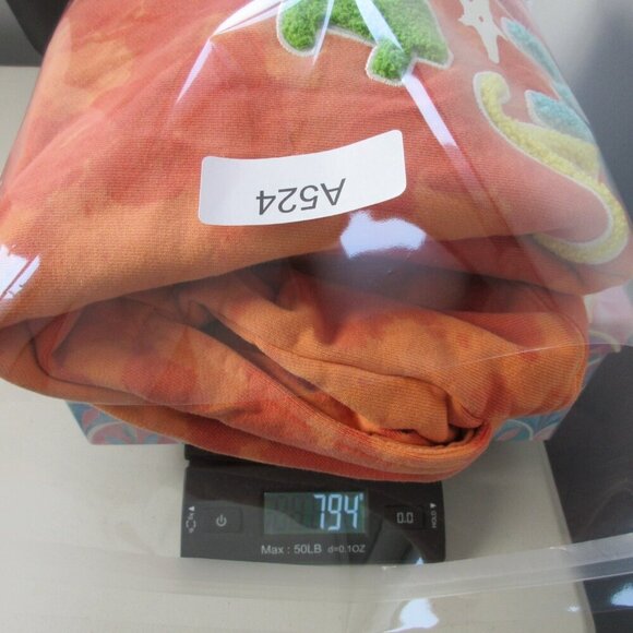 TommyInnit Limited Edition Crewneck Sweatshirt Unisex L Orange Tie Dye Cozy 794 - Picture 13 of 13